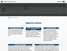Tablet Screenshot of lotrans.si